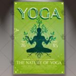 Natural Yoga - Premium Flyer PSD Template