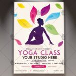 Yoga Class - Premium Flyer PSD Template