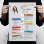 Clean Color Resume - Premium PSD Template