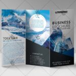 Business - Free Tri-Fold Brochure PSD Template