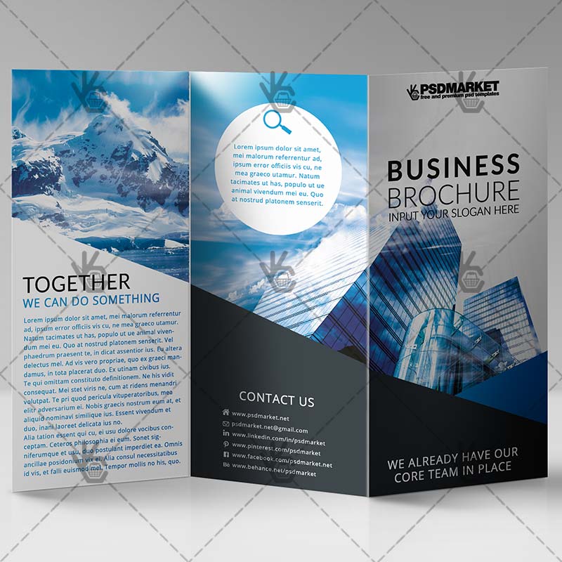 1111-1.jpg Business - Free Tri-Fold Brochure PSD Template - Image 1