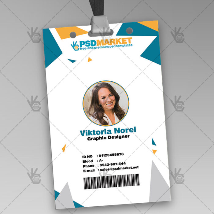 Business - Free ID Card PSD Template - Image 2