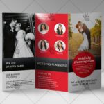 Wedding - Free Tri-Fold Brochure PSD Template