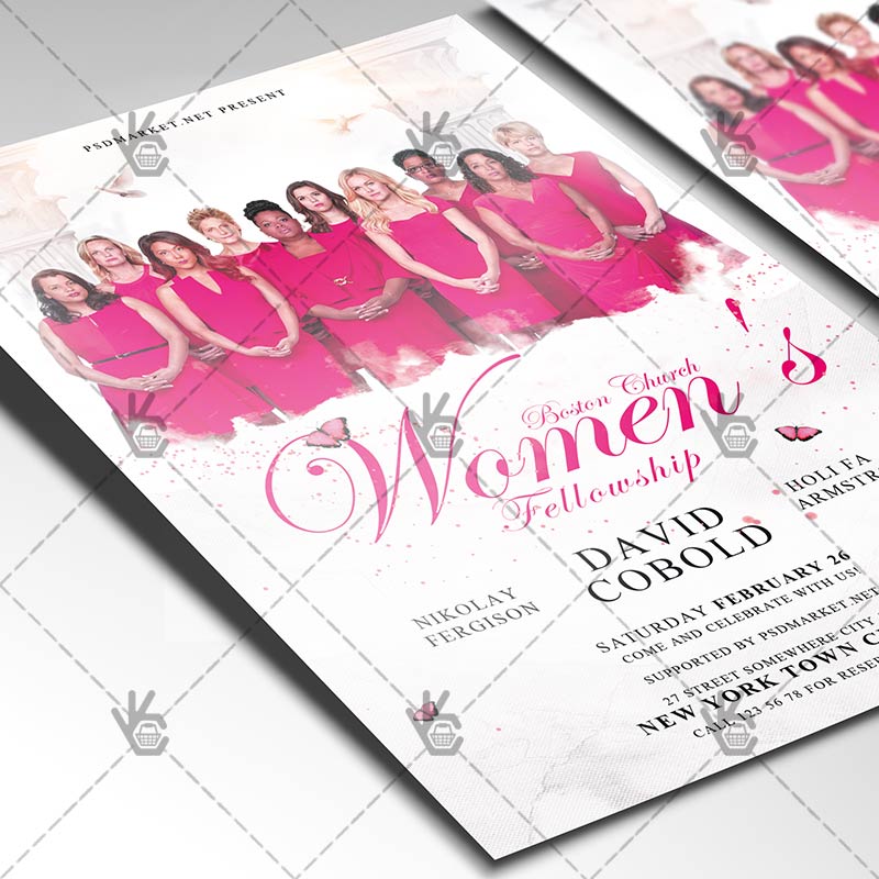 222-1-3.jpg Womens Fellowship Church - Premium Flyer PSD Template - Image 2