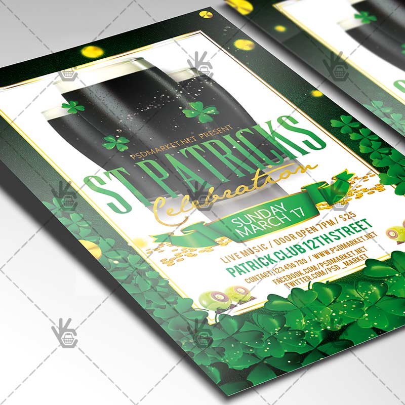 222-10-2.jpg St. Patrick's Day Celebration - Premium Flyer PSD Template - Image 2