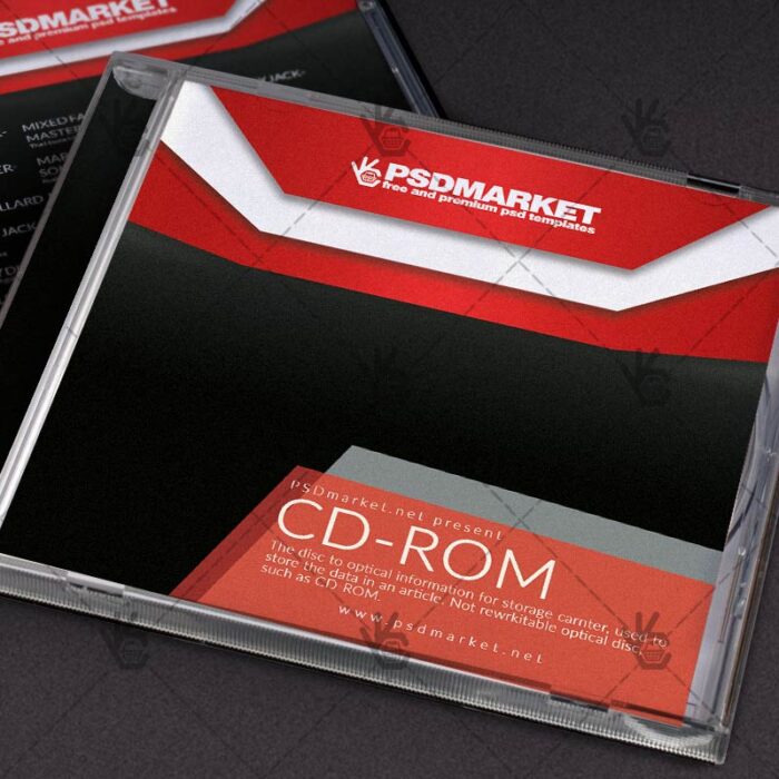 Color Music - Free CD Cover PSD Template - Image 1