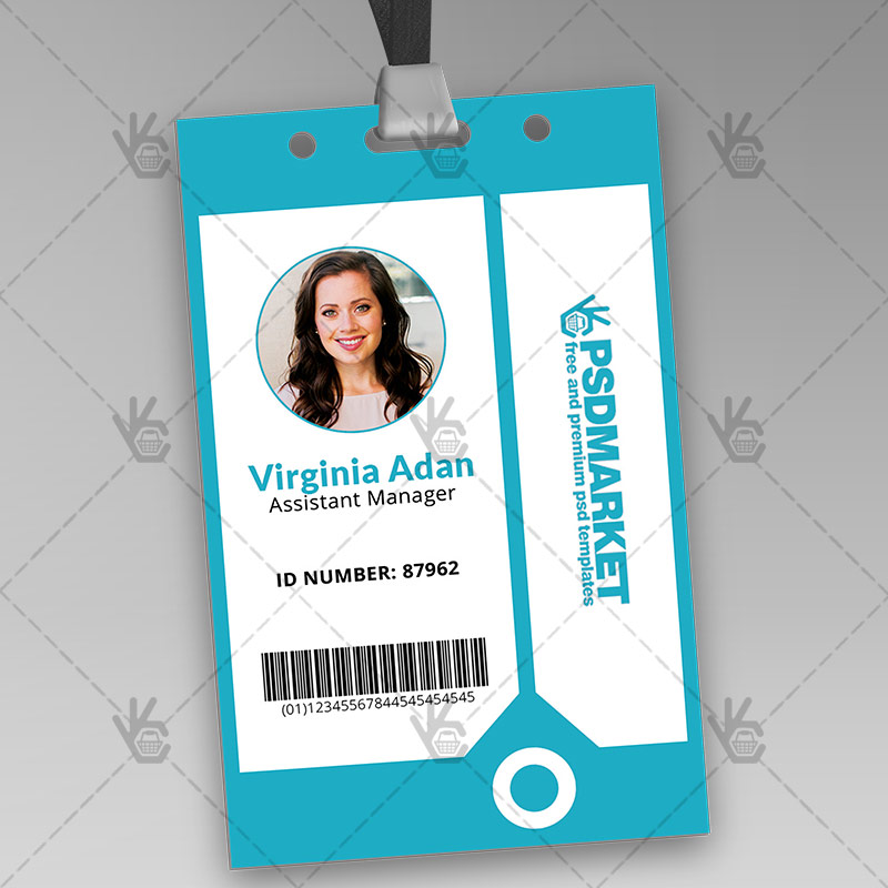 222-13.jpg Blue - Free ID Card PSD Template - Image 2