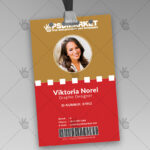 Office - Free ID Card PSD Template - Image 2