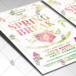 Spring Break - Premium Flyer PSD Template - Image 2
