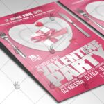 Valentine Party - Premium Flyer PSD Template - Image 2