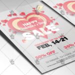 Valentines Day Sale - Premium Flyer PSD Template - Image 2