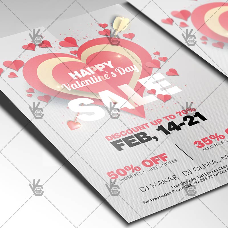 222-22-1.jpg Valentines Day Sale - Premium Flyer PSD Template - Image 2