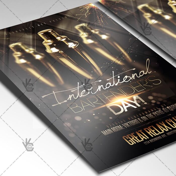 Bartenders Day - Premium Flyer PSD Template - Image 2