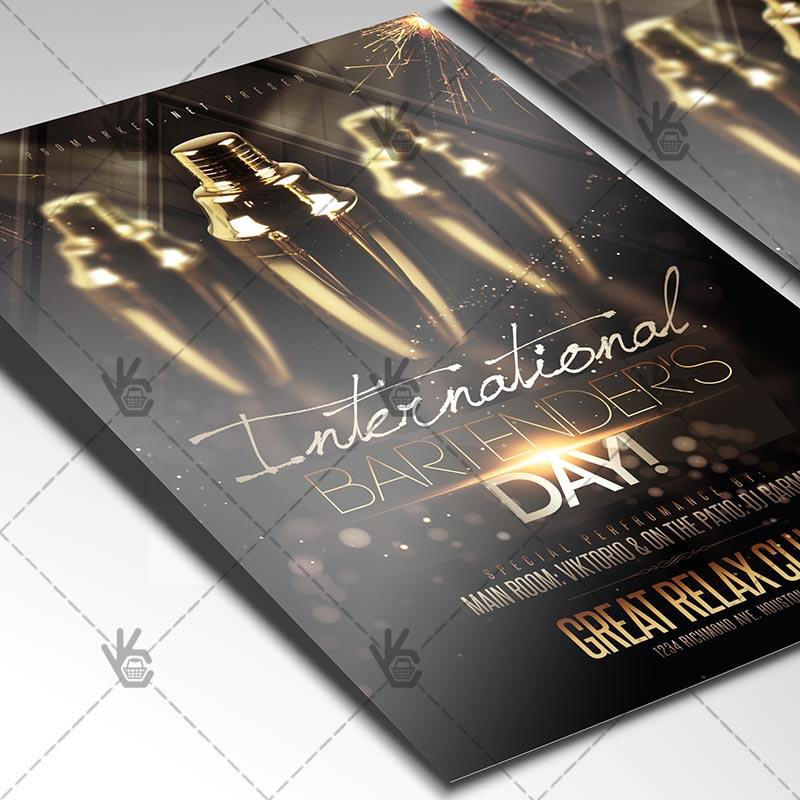 222-29.jpg Bartenders Day - Premium Flyer PSD Template - Image 2