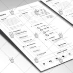 White Clean Resume - Free PSD Template - Image 2