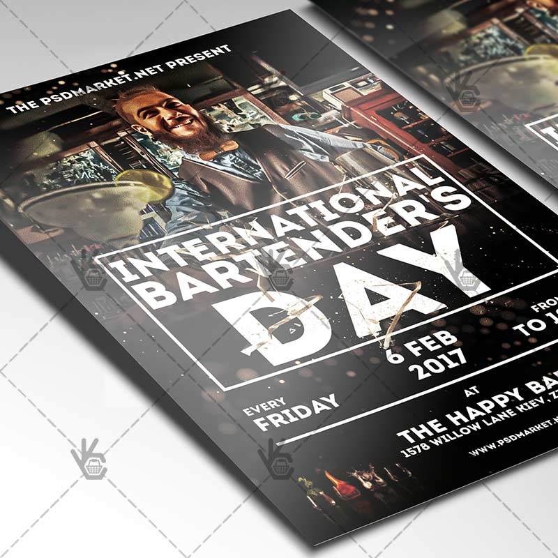 222-30.jpg International Bartenders Day - Premium Flyer PSD Template - Image 2