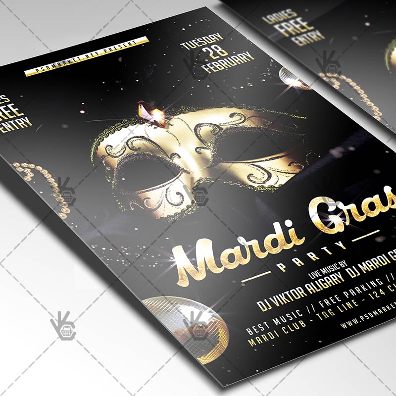 222-32.jpg Mardi Gras Night - Premium Flyer PSD Template - Image 2