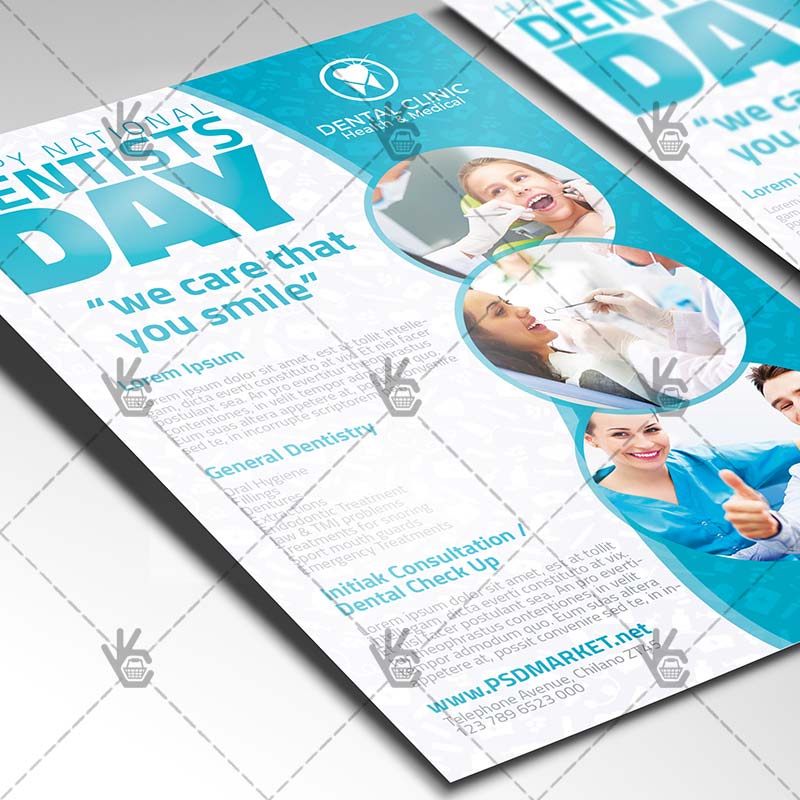222-38.jpg National Dentists Day - Premium Flyer PSD Template - Image 2