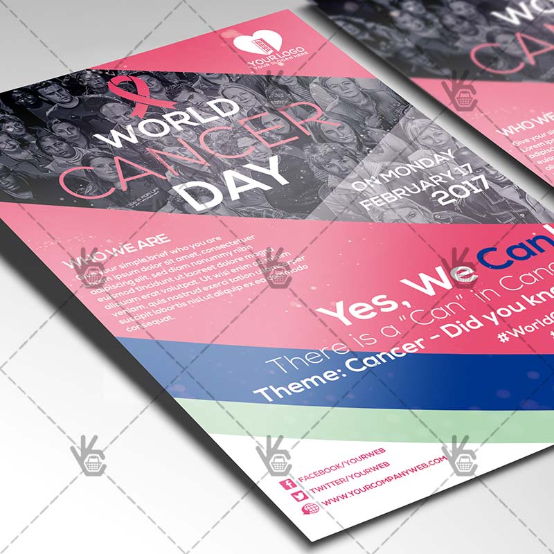 222-52.jpg World Cancer Day - Premium Flyer PSD Template - Image 2