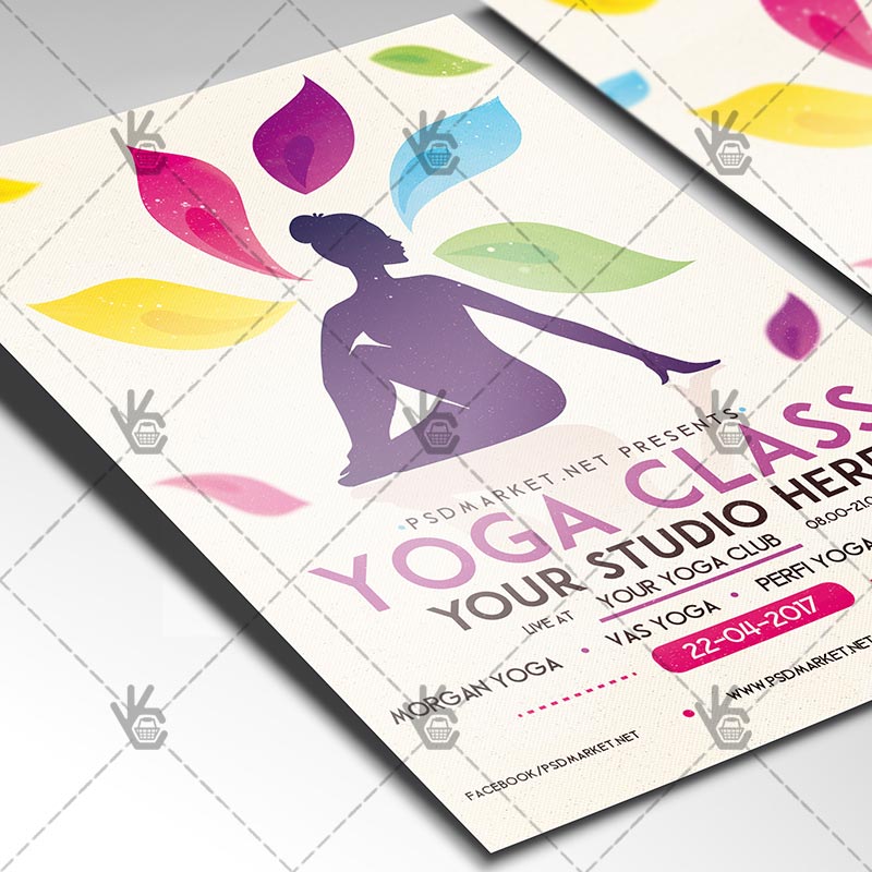 222-7-3.jpg Yoga Class - Premium Flyer PSD Template - Image 2
