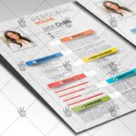 Clean Color Resume - Premium PSD Template - Image 2