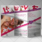 Romantic Valentine - Premium Tri-Fold Brochure PSD Template - Image 2