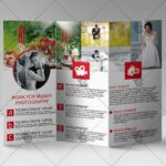 Wedding - Free Tri-Fold Brochure PSD Template - Image 2