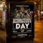 International Bartenders Day - Premium Flyer PSD Template - Image 3