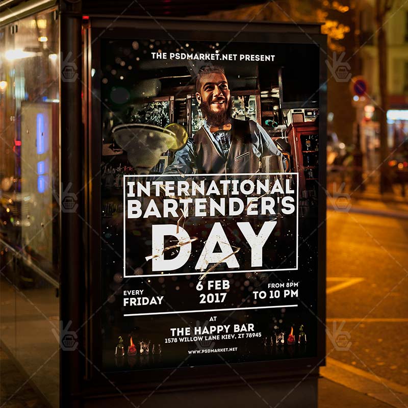 333-30.jpg International Bartenders Day - Premium Flyer PSD Template - Image 3