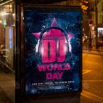 Dj World Day - Premium Flyer PSD Template - Image 3