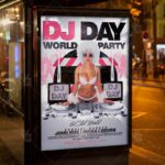 Dj Day World Party - Premium Flyer PSD Template - Image 3