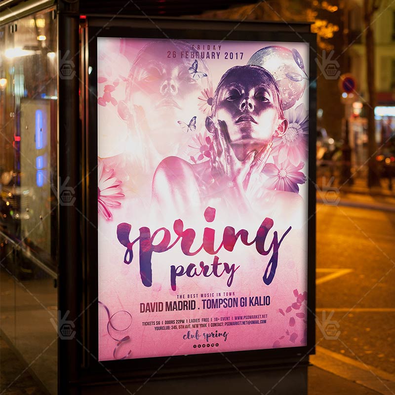 333.jpg Color Spring Party - Premium Flyer PSD Template - Image 3
