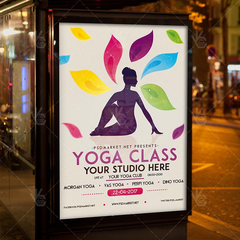 333-7-2.jpg Yoga Class - Premium Flyer PSD Template - Image 3