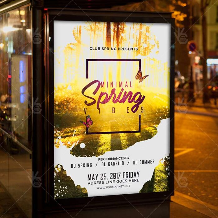 Spring Vibes - Premium Flyer PSD Template - Image 3