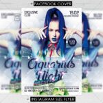 Download Aquarius Night PSD Flyer Template Now