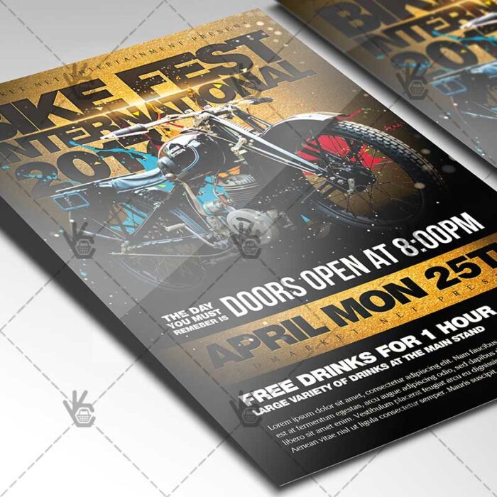 Download Biker Festival Flyer - PSD Template | PSDmarket