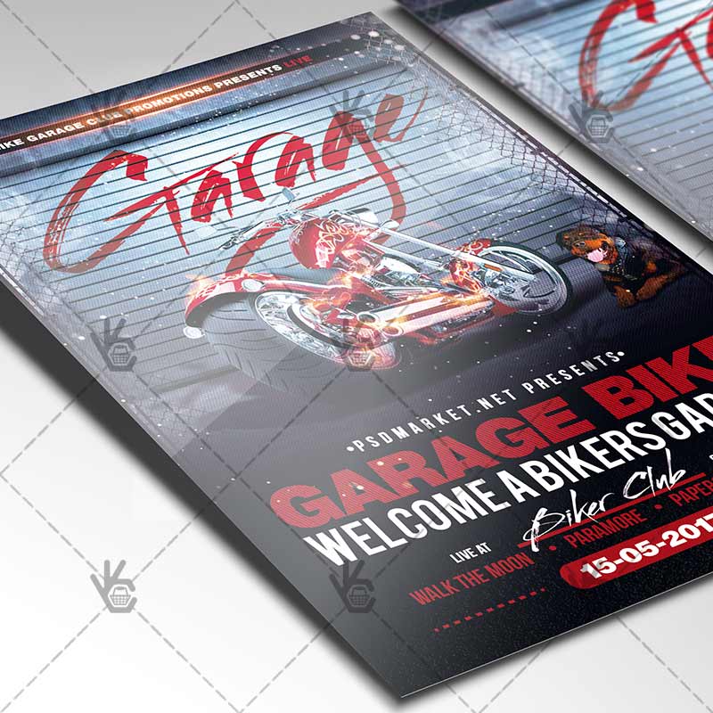 bikers_garage_flyer_psdmarket_2.jpg Bikers Garage - Premium Flyer PSD Template - Image 2