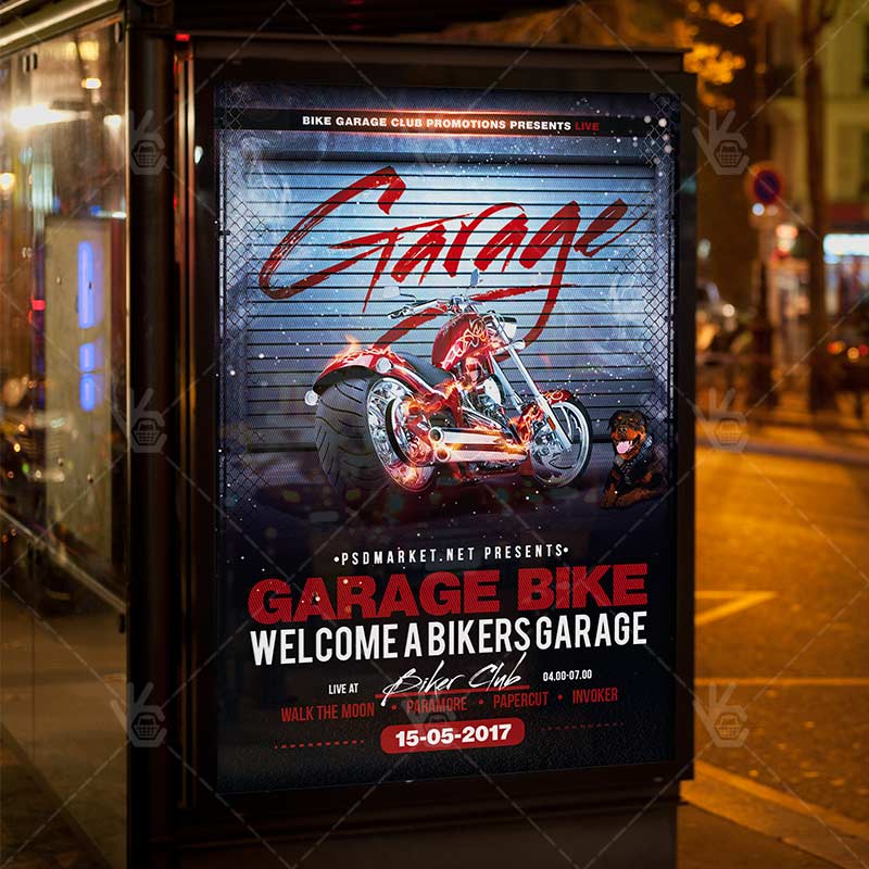 bikers_garage_flyer_psdmarket_3.jpg Bikers Garage - Premium Flyer PSD Template - Image 3