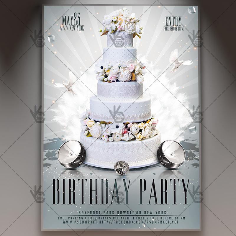 birthday_party_flyer_psdmarket_1.jpg Birthday Party - Premium Flyer PSD Template - Image 1