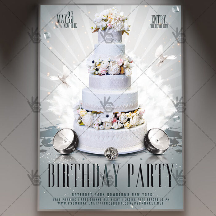 Birthday Party - Premium Flyer PSD Template - Image 1