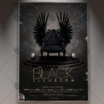 Black Illusion - Premium Flyer PSD Template