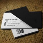Black&White Business Card - Free PSD Template - Image 2