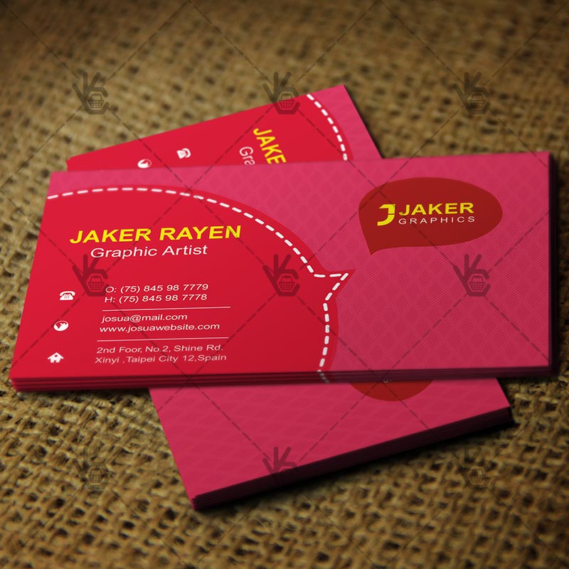 business_card_customization.jpg Graphic Artist Business Card - Free PSD Template - Image 1