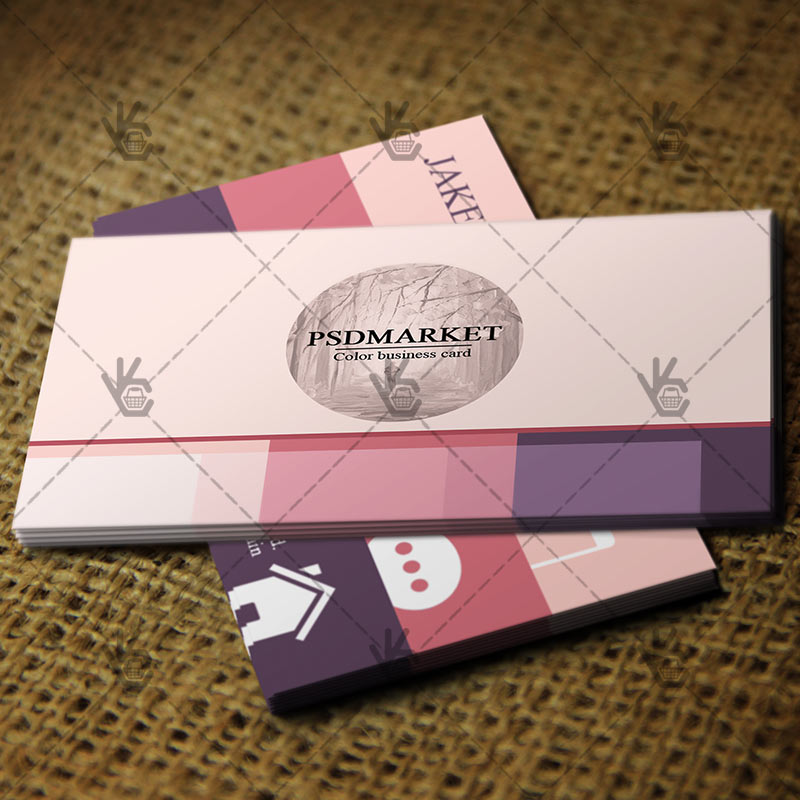 color_business_card_front_1.jpg Color Business Card - Free PSD Template - Image 1