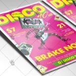 Disco 90s - Premium Flyer PSD Template - Image 2