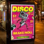 Disco 90s - Premium Flyer PSD Template - Image 3