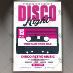Disco Night - Premium Flyer PSD Template