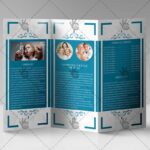 Funeral Program - Premium Tri-Fold Brochure PSD Template - Image 2