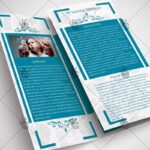 Funeral Program - Premium Tri-Fold Brochure PSD Template - Image 3