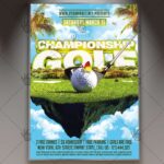 Golf Championship - Premium Flyer PSD Template